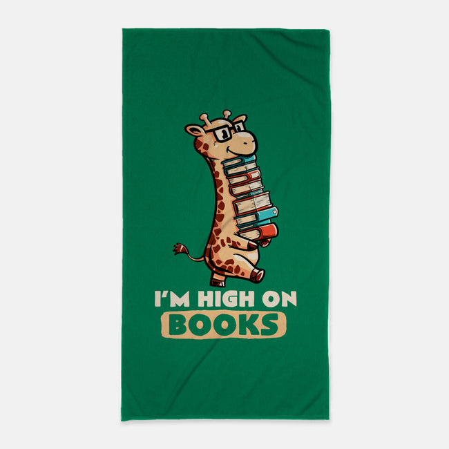High On Books-none beach towel-koalastudio