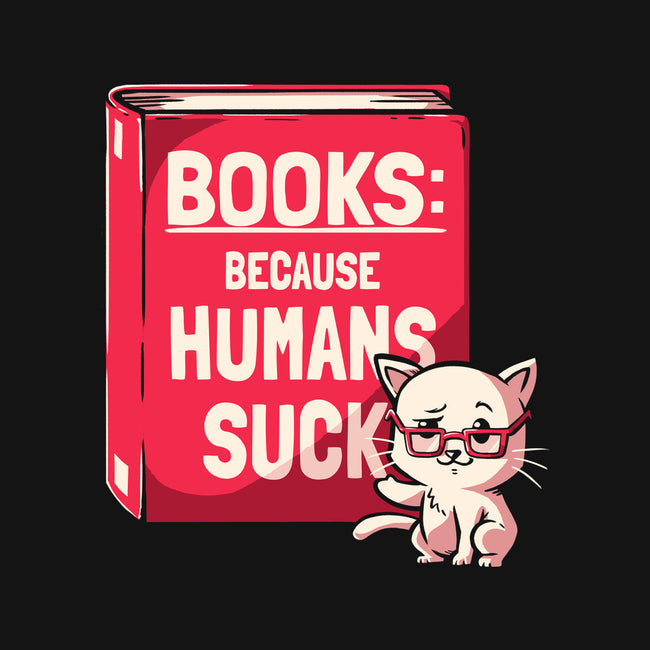 Books Because Humans Suck-cat adjustable pet collar-koalastudio