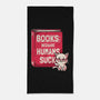 Books Because Humans Suck-none beach towel-koalastudio