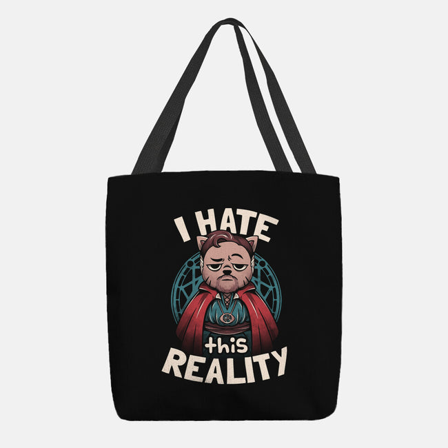 I Hate This Reality-none basic tote bag-eduely