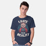 I Hate This Reality-mens basic tee-eduely