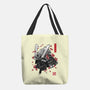 Darth Samurai-none basic tote bag-DrMonekers
