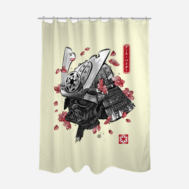 Darth Samurai-none polyester shower curtain-DrMonekers
