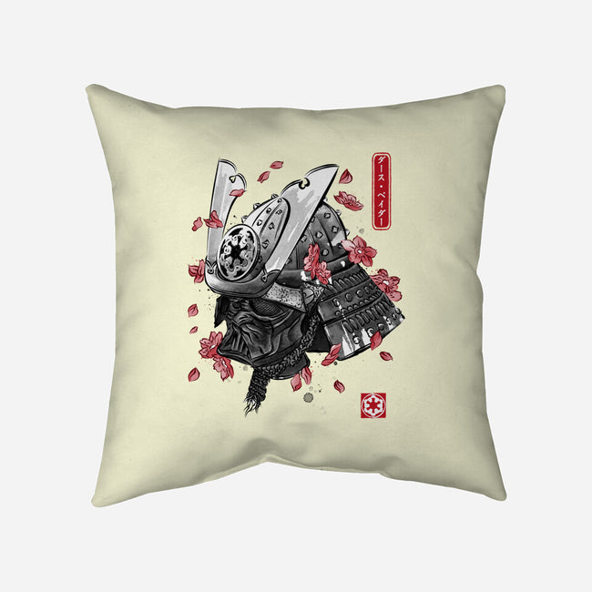 Darth Samurai-none removable cover w insert throw pillow-DrMonekers