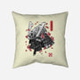 Darth Samurai-none removable cover w insert throw pillow-DrMonekers