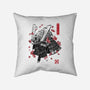 Darth Samurai-none removable cover w insert throw pillow-DrMonekers