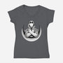 Knight Of The Moon-womens v-neck tee-Douglasstencil