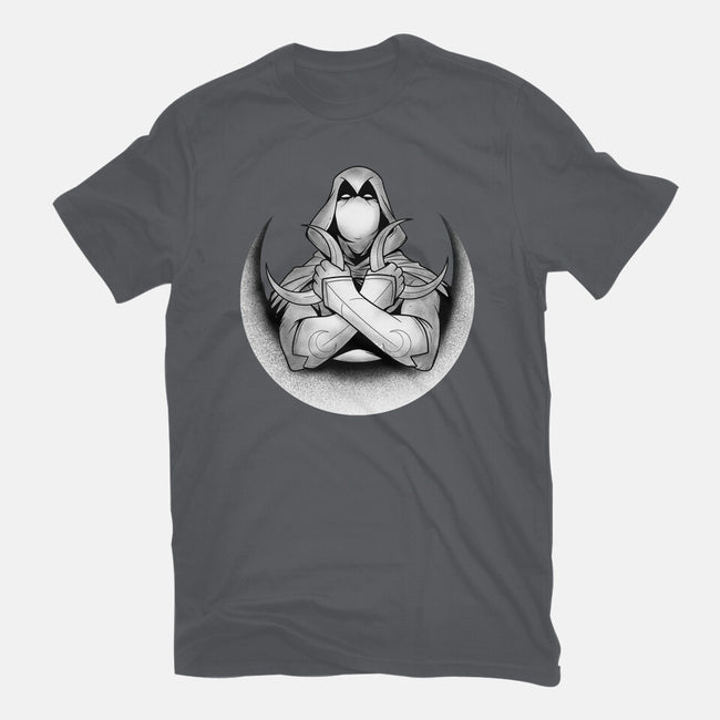 Knight Of The Moon-womens fitted tee-Douglasstencil