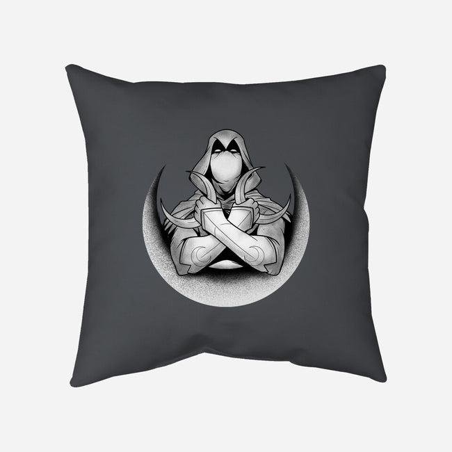 Knight Of The Moon-none removable cover w insert throw pillow-Douglasstencil