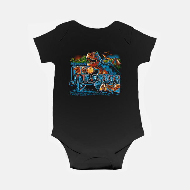 Welcome To The Neo-Jurassic Age-baby basic onesie-goodidearyan