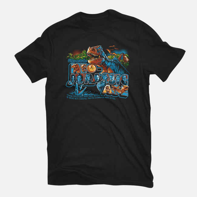 Welcome To The Neo-Jurassic Age-mens heavyweight tee-goodidearyan