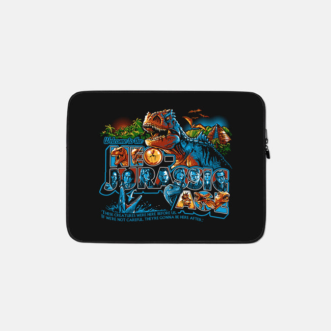 Welcome To The Neo-Jurassic Age-none zippered laptop sleeve-goodidearyan