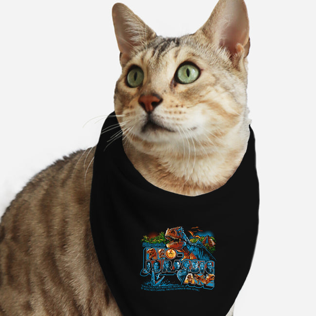 Welcome To The Neo-Jurassic Age-cat bandana pet collar-goodidearyan
