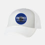 Retro Wormhole Blue Round-unisex trucker hat-RetroWormhole