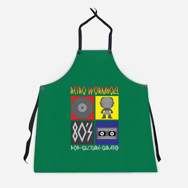 Retro Wormhole Def Leopard-unisex kitchen apron-RetroWormhole