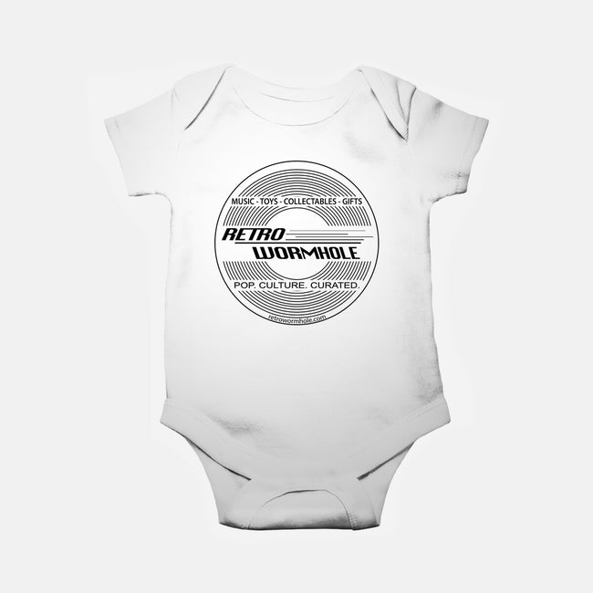 Retro Wormhole Filter Inverse-baby basic onesie-RetroWormhole
