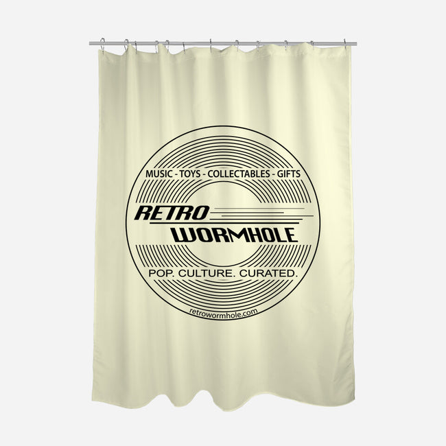 Retro Wormhole Filter Inverse-none polyester shower curtain-RetroWormhole