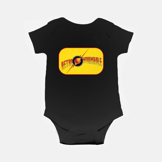 Retro Wormhole Flash Gordon-baby basic onesie-RetroWormhole