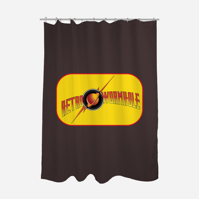 Retro Wormhole Flash Gordon-none polyester shower curtain-RetroWormhole