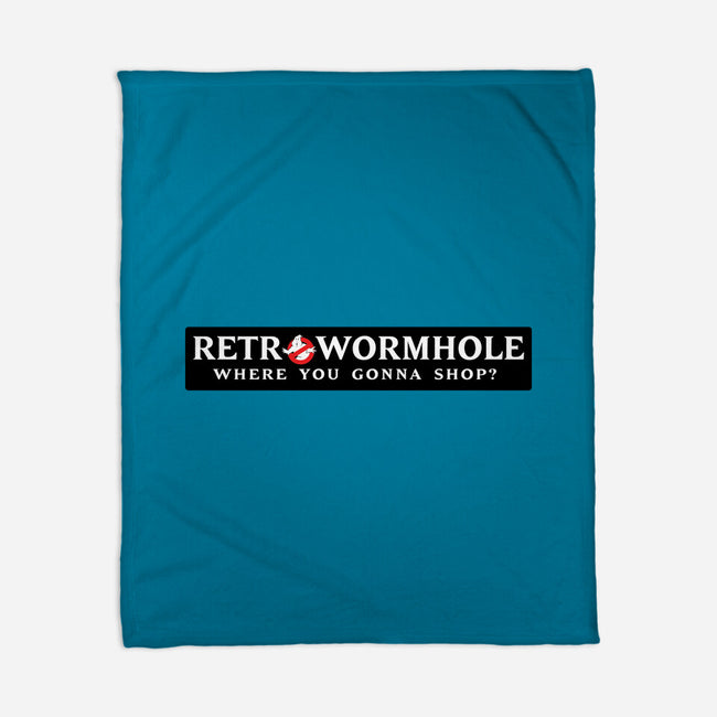Retro Wormhole Ghostbuster V2-none fleece blanket-RetroWormhole