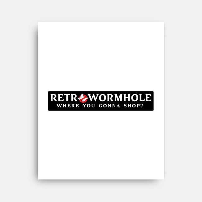 Retro Wormhole Ghostbuster V2-none stretched canvas-RetroWormhole