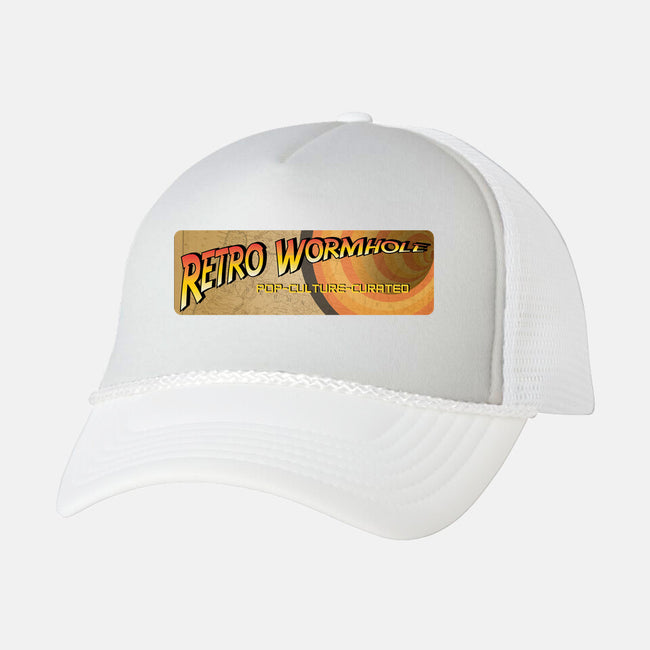 Retro Wormhole Adventure-unisex trucker hat-RetroWormhole