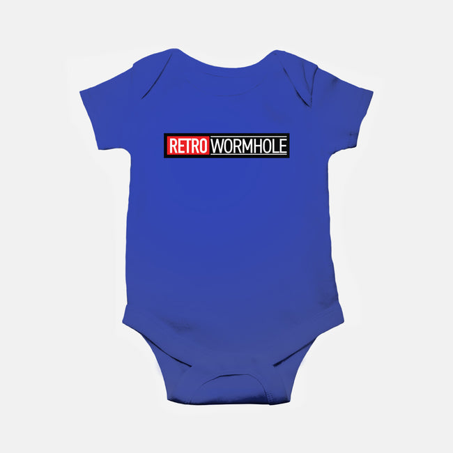 Retro Wormhole Comic-baby basic onesie-RetroWormhole