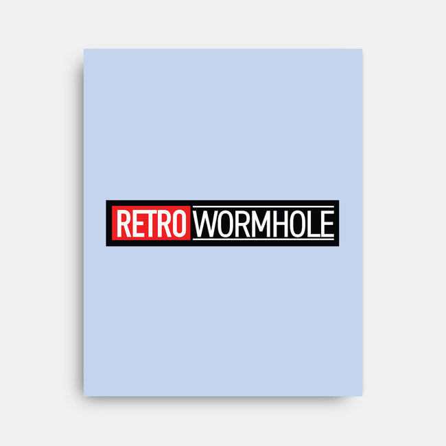 Retro Wormhole Comic-none stretched canvas-RetroWormhole