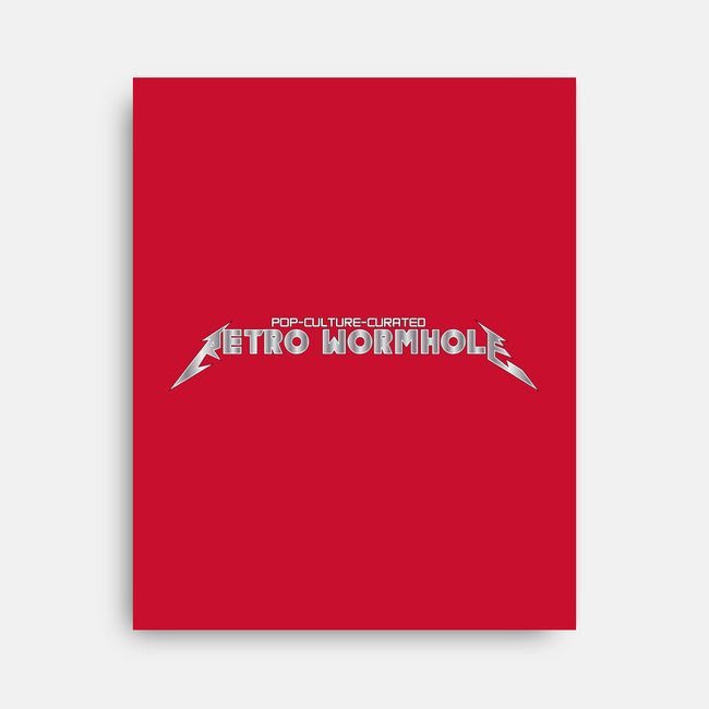Retro Wormhole Metallica-none stretched canvas-RetroWormhole