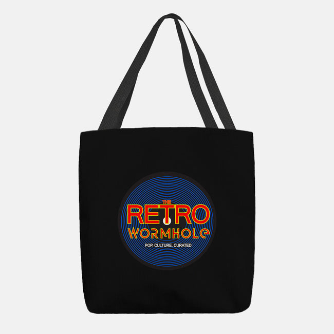 Retro Wormhole RYB Round-none basic tote bag-RetroWormhole