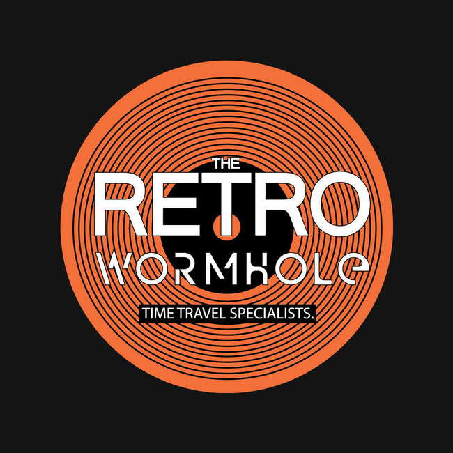 Retro Wormhole Orange Inverse-baby basic onesie-RetroWormhole