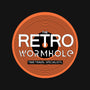 Retro Wormhole Orange Inverse-youth basic tee-RetroWormhole