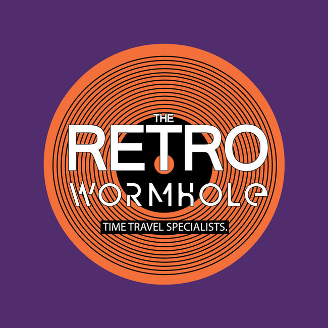 Retro Wormhole Orange Inverse-none indoor rug-RetroWormhole