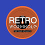 Retro Wormhole Orange Inverse-youth basic tee-RetroWormhole