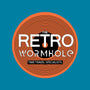 Retro Wormhole Orange Inverse-mens heavyweight tee-RetroWormhole