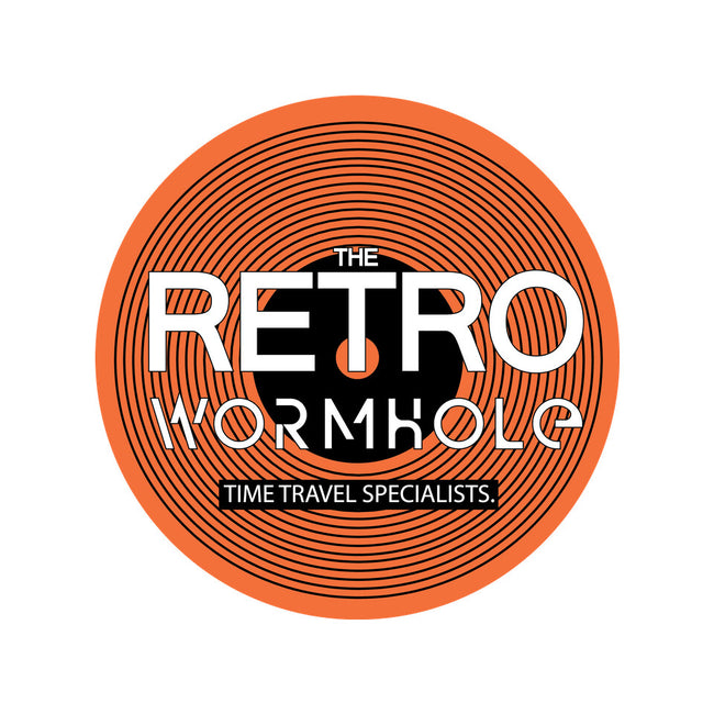 Retro Wormhole Orange Inverse-baby basic tee-RetroWormhole