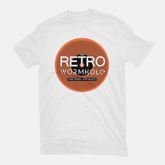 Retro Wormhole Orange Inverse-mens heavyweight tee-RetroWormhole