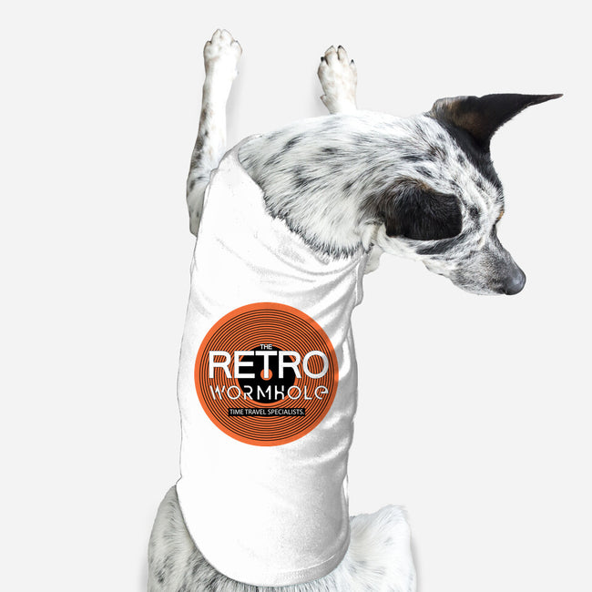 Retro Wormhole Orange Inverse-dog basic pet tank-RetroWormhole