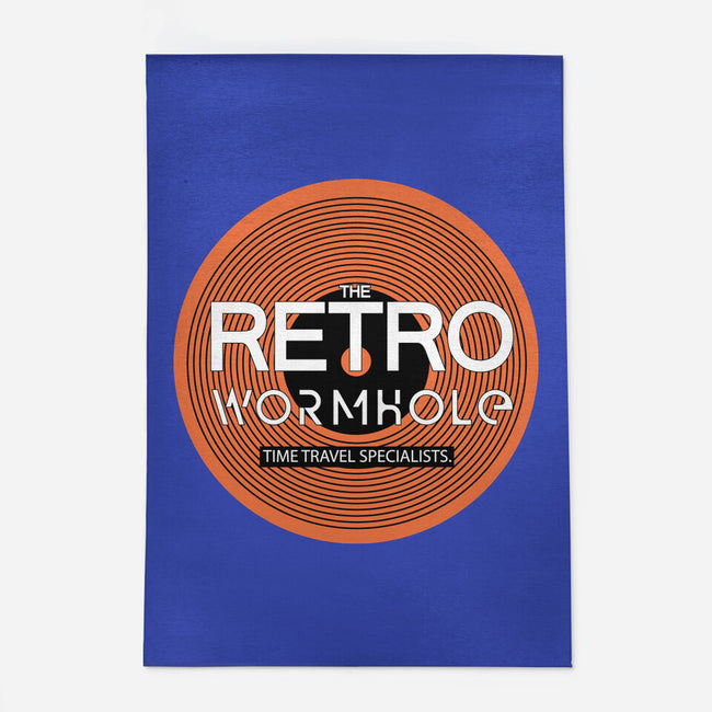 Retro Wormhole Orange Inverse-none indoor rug-RetroWormhole