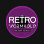 Retro Wormhole Purple Inverse-womens racerback tank-RetroWormhole