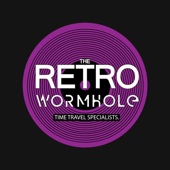 Retro Wormhole Purple Inverse-none beach towel-RetroWormhole