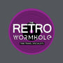 Retro Wormhole Purple Inverse-none beach towel-RetroWormhole