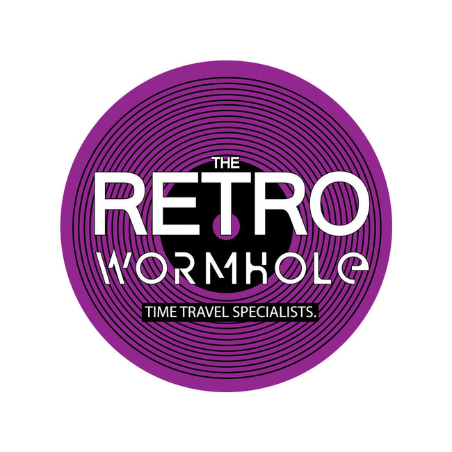 Retro Wormhole Purple Inverse-womens basic tee-RetroWormhole
