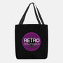 Retro Wormhole Purple Inverse-none basic tote bag-RetroWormhole