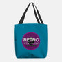 Retro Wormhole Purple Inverse-none basic tote bag-RetroWormhole