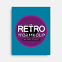 Retro Wormhole Purple Inverse-none stretched canvas-RetroWormhole