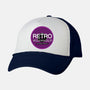 Retro Wormhole Purple Inverse-unisex trucker hat-RetroWormhole
