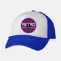 Retro Wormhole Purple Inverse-unisex trucker hat-RetroWormhole
