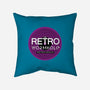Retro Wormhole Purple Inverse-none removable cover throw pillow-RetroWormhole
