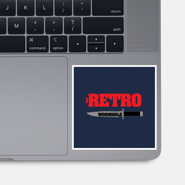 Retro Wormhole Rambo-none glossy sticker-RetroWormhole